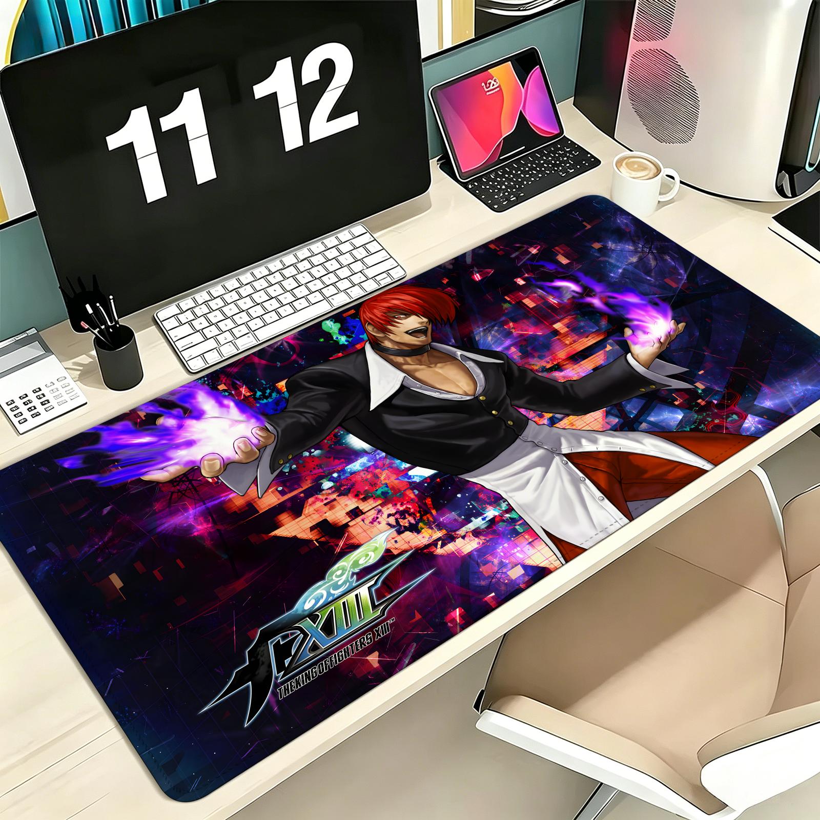 Esports Gaming Kings - プロ E スポーツ XXL ゲーミングマウスパッド特大ノンスリップステッチエッジキーボードラップトップデスクマット PC