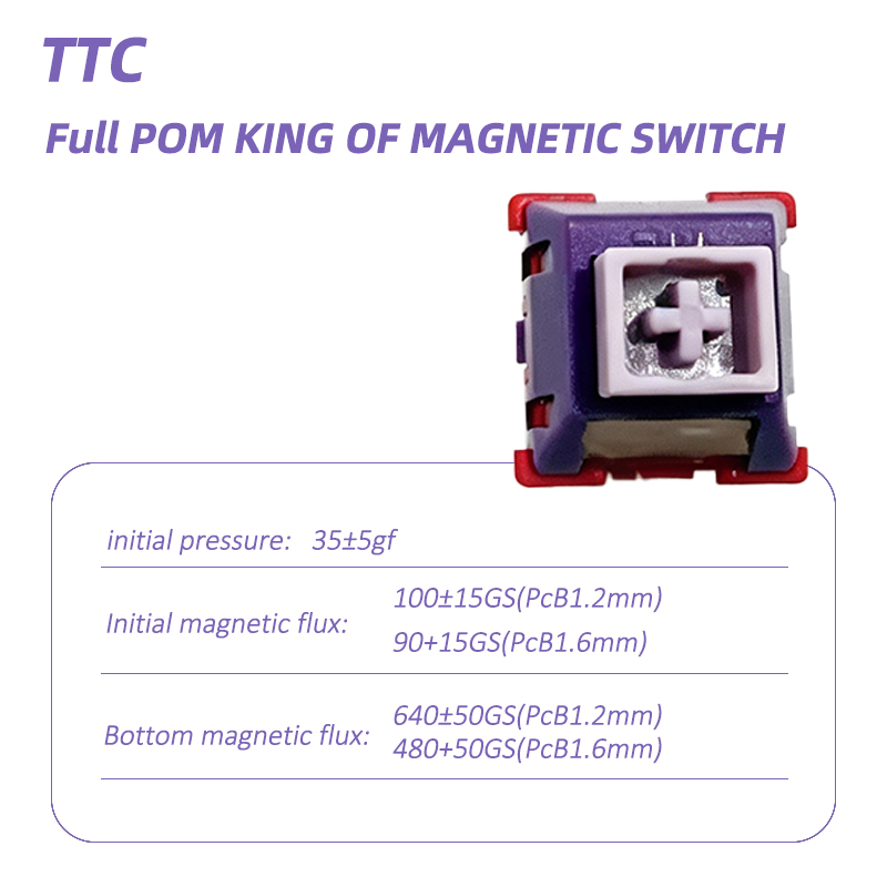 Esports Gaming Kings - TTC フル POM キングオブマグネティックスイッチ TTC マグネトスイッチ磁気キーボード用