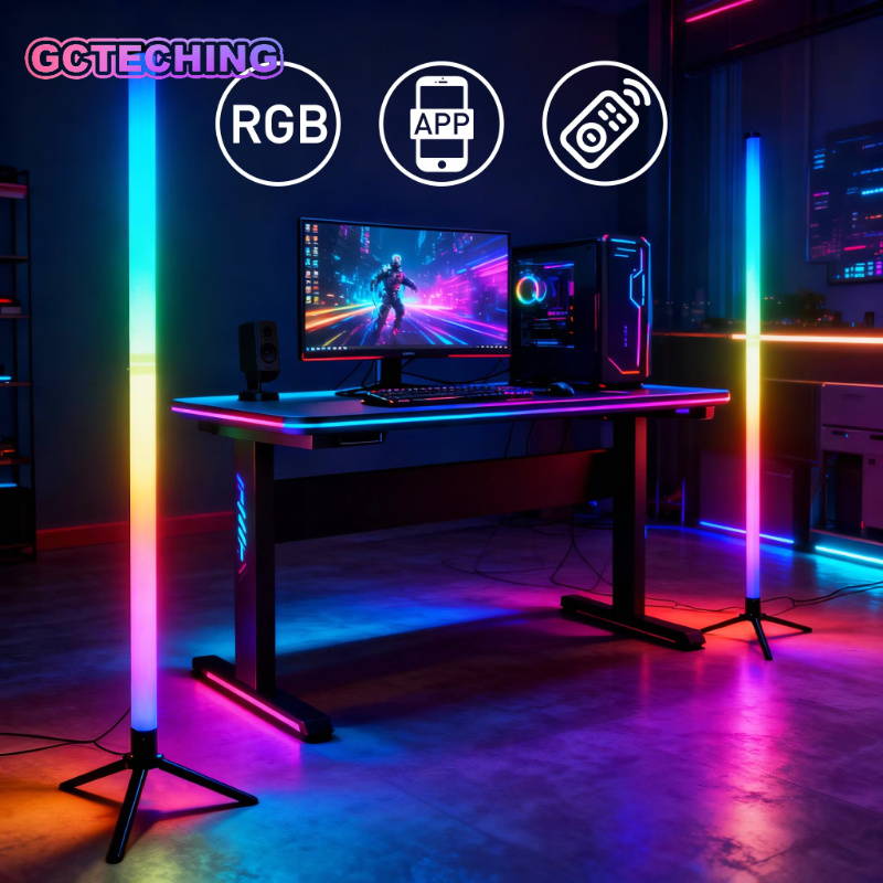 Esports Gaming App - LED RGB ゲーミング雰囲気ライトフロアランプ E スポーツリモコンアプリ PC