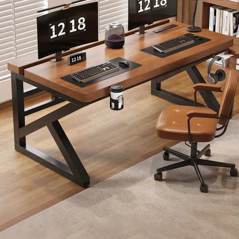 無垢材コンピュータデスクeスポーツゲーミングテーブル寝室ホー - Esports Gaming Furniture のレビューと価格
