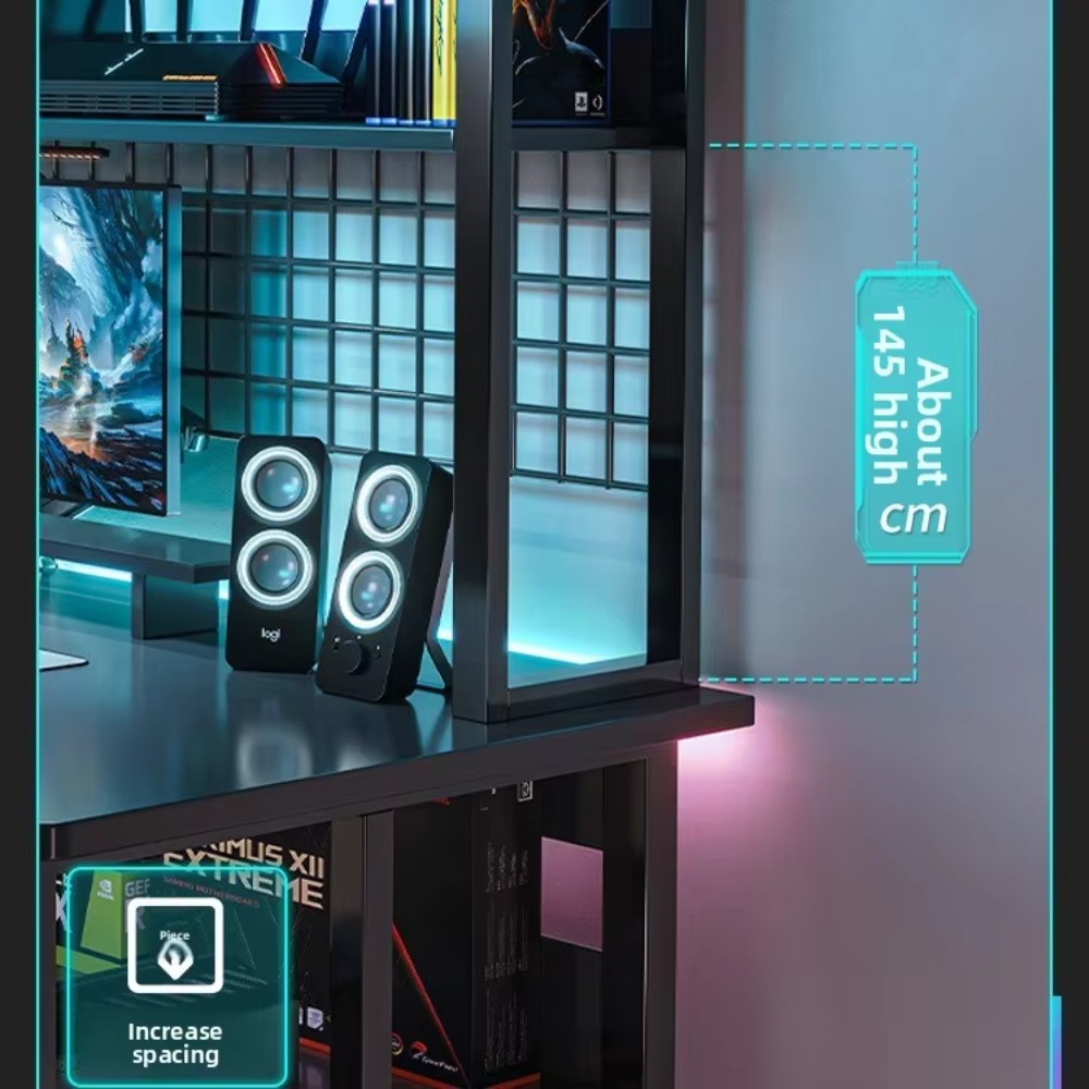 モダンで耐久性のあるメタル+MDF製eスポーツゲーミングデス - Esports Gaming Furniture のレビューと価格
