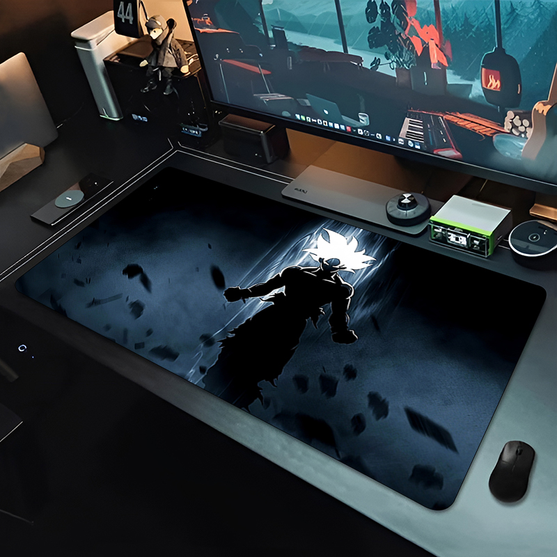 DBZ ブラックアニメマウスパッドドラゴンボール大型 PC  - Esports Gaming Mice のレビューと価格