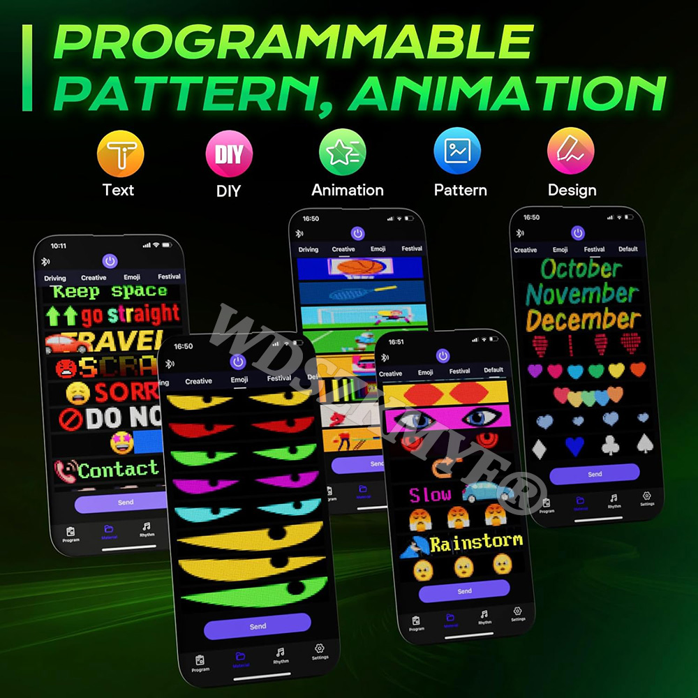 DIY LEDアイサインマトリックスピクセルパネルスクロール - Esports Gaming App のレビューと価格