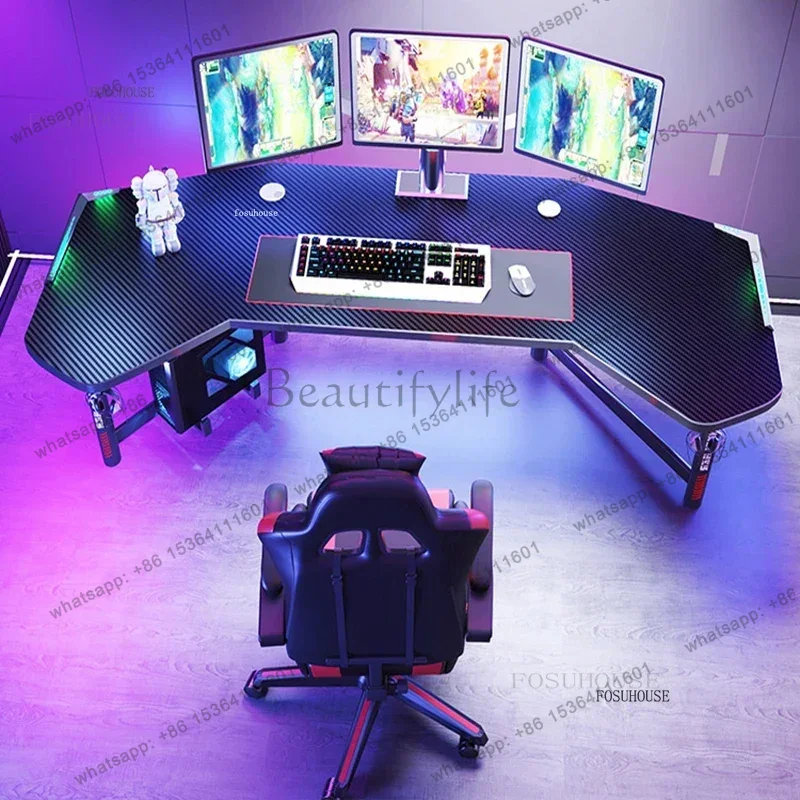 白いコンピューターデスク オフィス家具 デスクトップコンピュ - Esports Gaming Furniture のレビューと価格