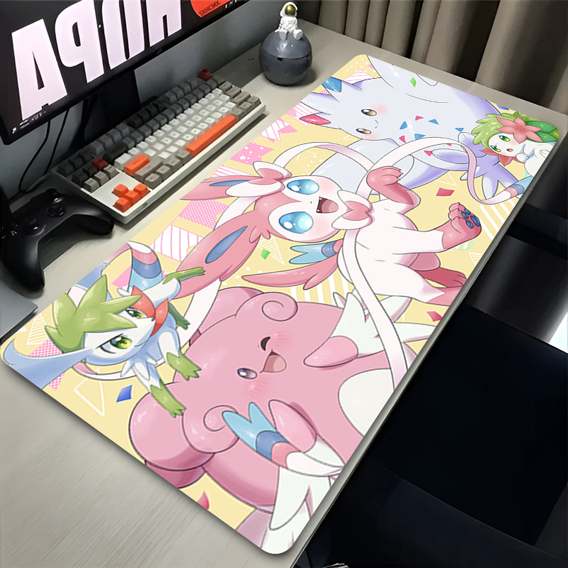 大型ピンクかわいいマウスパッド XXL ゲームコンピュータア - Esports Gaming Mice のレビューと価格